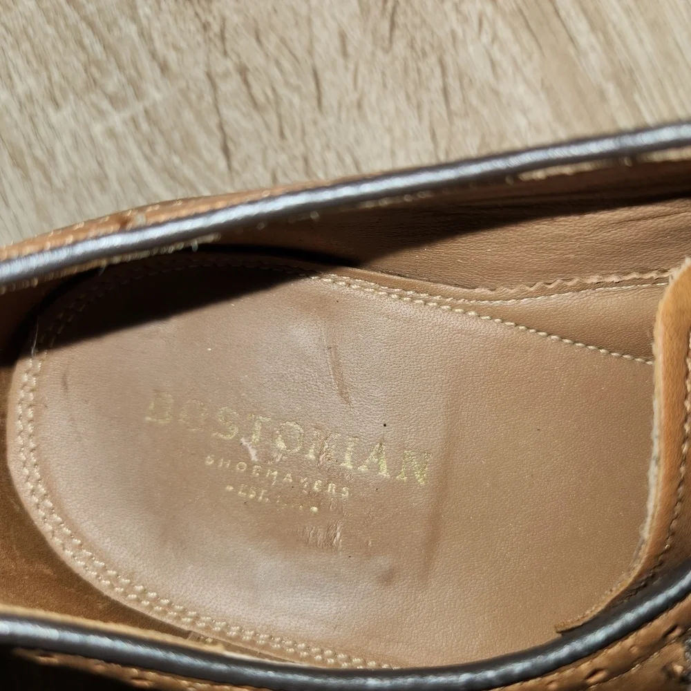 Bostonian Somerville Mix monk-strap loafers in cognac leather